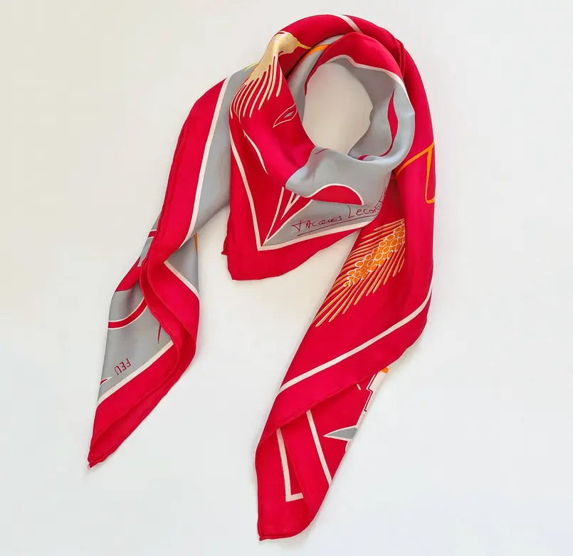 ARIES SILK SCARF - JACQUES LECONTE Mai Desiree
