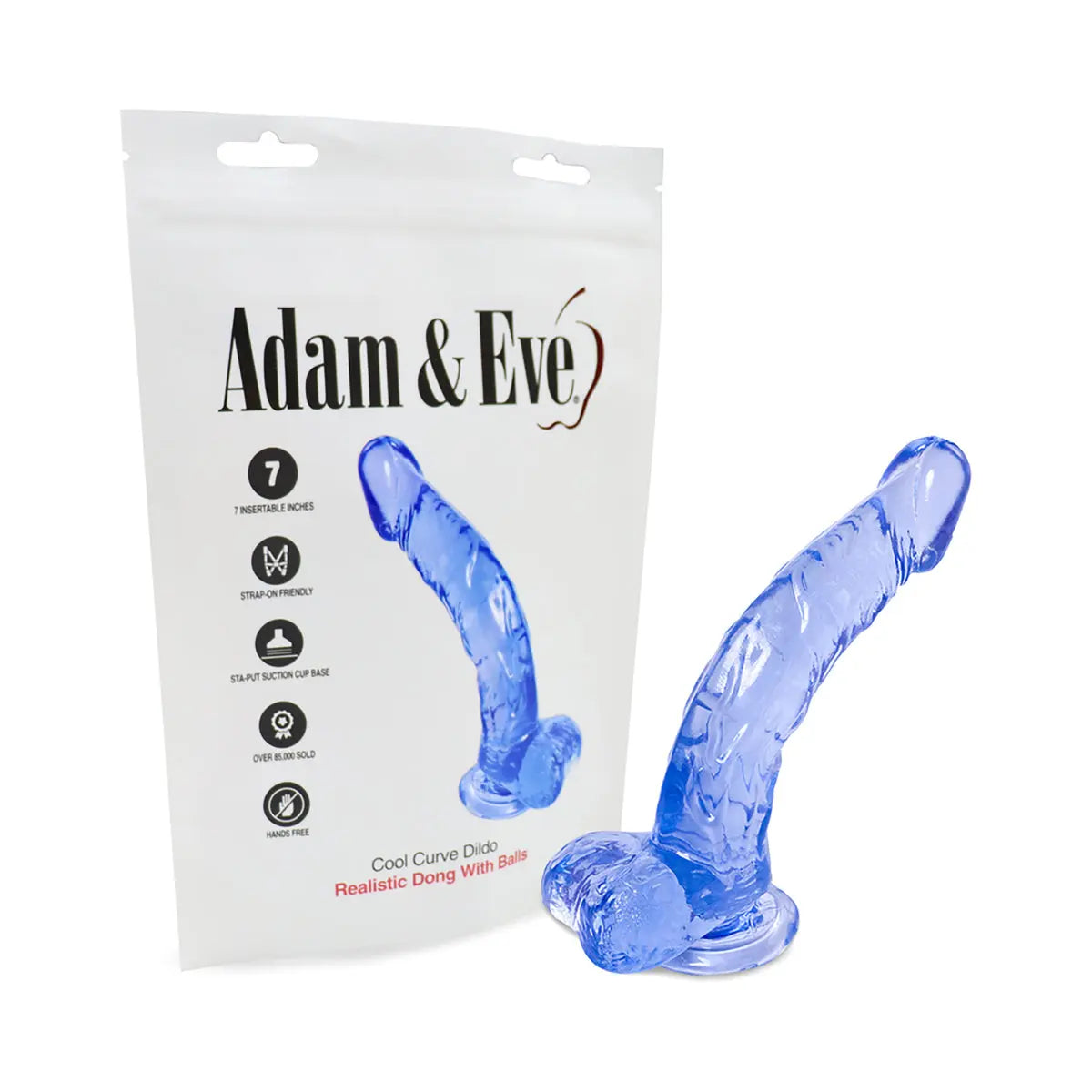 A&E Cool Curve Jelly Dildo PHE / Adam & Eve