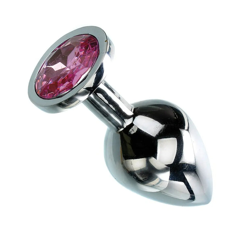 A&E Pink Gem Anal Plug Medium PHE / Adam & Eve