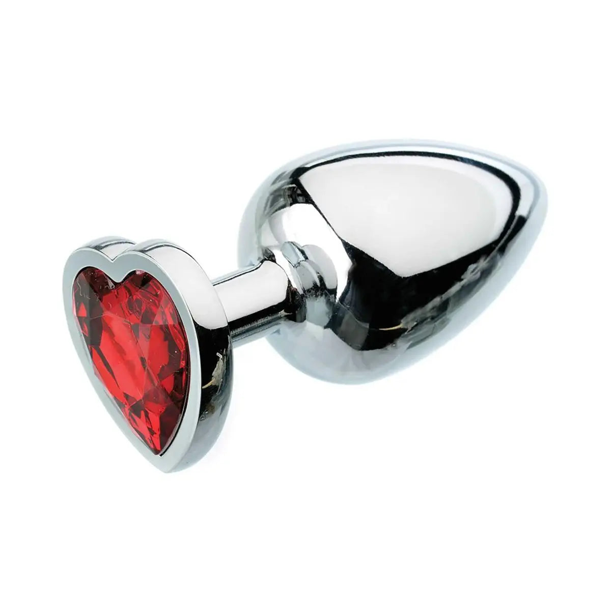 A&E Red Hearts Gem Anal Plug Large PHE / Adam & Eve