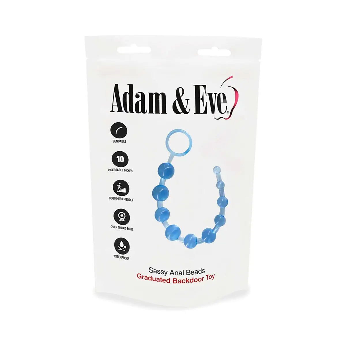 A&E Sassy Anal Beads (Bag Packaging) PHE / Adam & Eve