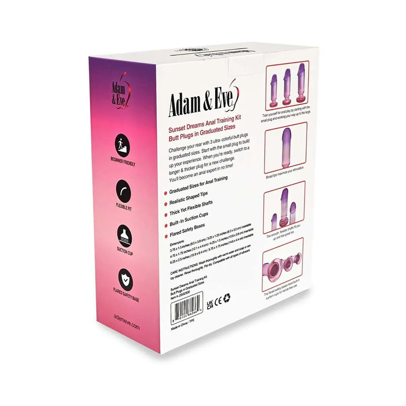A&E Sunset Dreams Anal Training Kit PHE / Adam & Eve