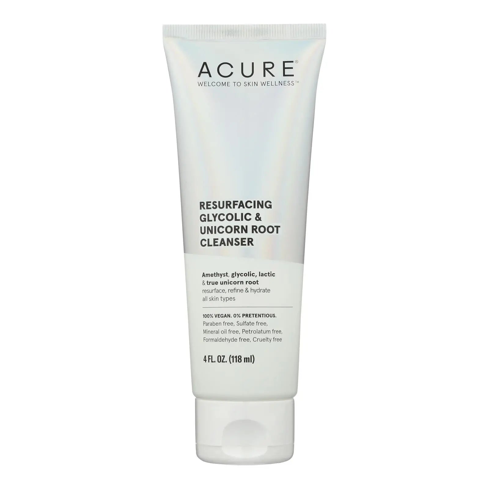 Acure - Cleanser Resfcng Gylc Unicrn - 1 Each-4 Fz Acure