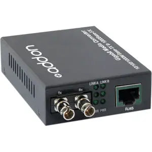 AddOn 10/100/1000Base-TX(RJ-45) to 1000Base-LX(ST) SMF 1310nm 20km Media Converter AddOn