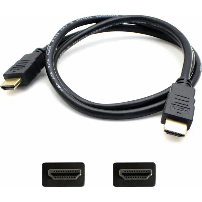 AddOn 5-Pack of 3ft HDMI Male to Male Black Cables AddOn