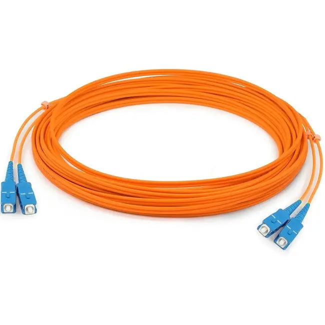 AddOn 5m SC (Male) to SC (Male) Orange OM1 Duplex Fiber OFNR (Riser-Rated) Patch Cable AddOn