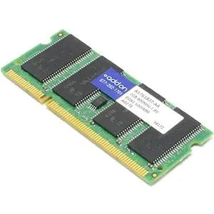 AddOn AA800D2S6/2G x1 Dell A1761837 Compatible 2GB DDR2-800MHz Unbuffered Dual Rank 1.8V 200-pin CL6 SODIMM AddOn