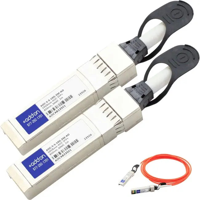 AddOn Arista Networks Compatible TAA Compliant 10GBase-AOC SFP+ to SFP+ Direct Attach Cable (850nm, MMF, 2m) AddOn