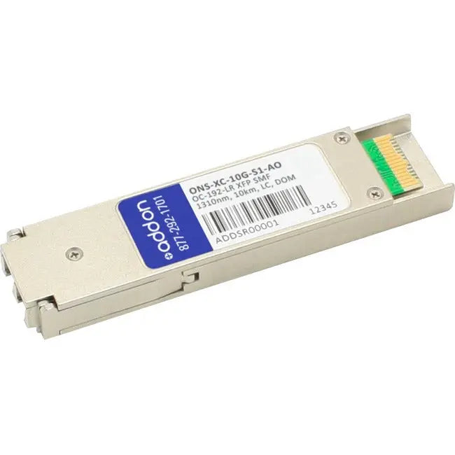 AddOn Cisco ONS-XC-10G-S1 Compatible TAA Compliant OC-192-LR XFP Transceiver (SMF, 1310nm, 10km, LC, DOM) AddOn