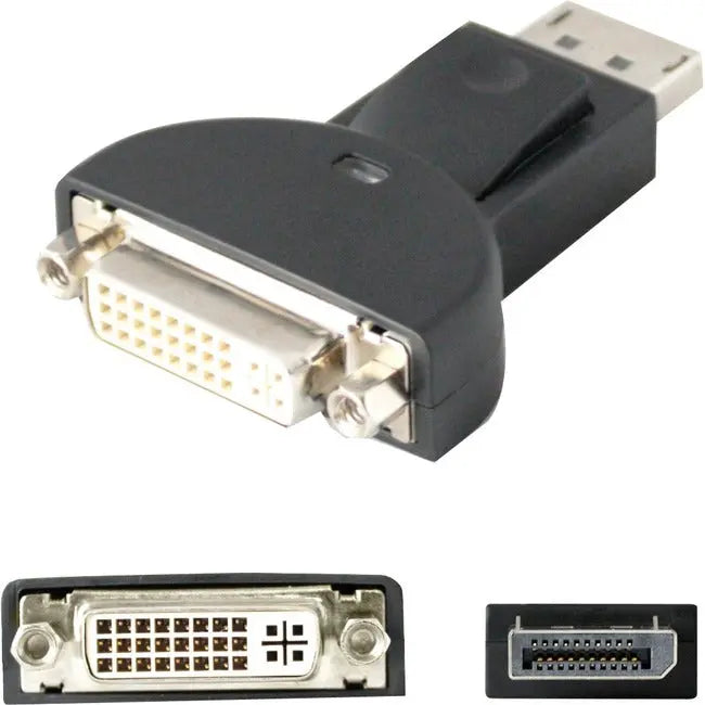 AddOn DisplayPort Male to DVI-I Female Black Adapter (Requires DP++) AddOn