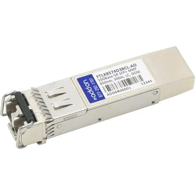 AddOn Finisar FTLX8574D3BCL Compatible TAA Compliant 10GBase-SR SFP+ Transceiver (MMF, 850nm, 300m, LC, DOM) AddOn