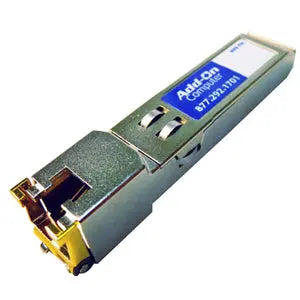 AddOn HP J8177C Compatible TAA Compliant 10/100/1000Base-TX SFP Transceiver (Copper, 100m, RJ-45) AddOn