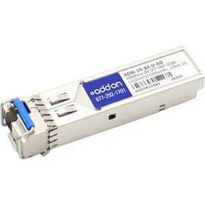 AddOn Netgear Compatible TAA Compliant 1000Base-BX SFP Transceiver (SMF, 1310nmTx/1490nmRx, 10km, LC, DOM) AddOn