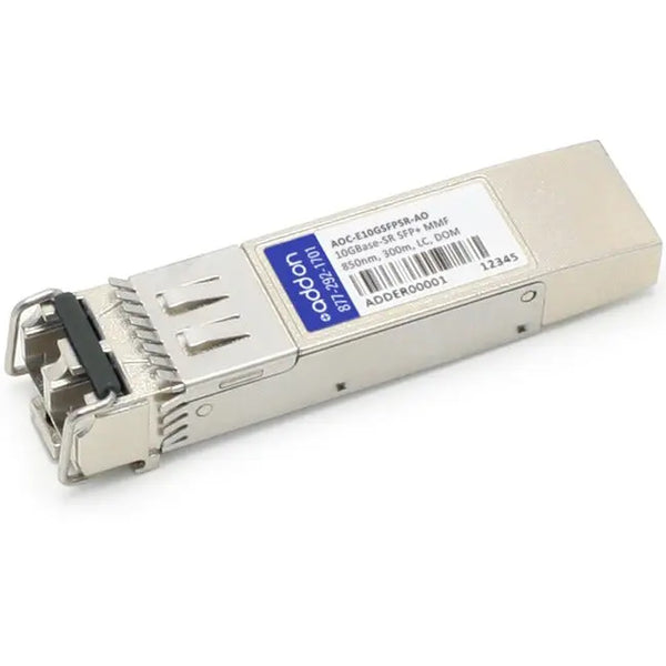 AddOn Supermicro AOC-E10GSFPSR Compatible TAA Compliant 10GBase-SR SFP+ Transceiver (MMF, 850nm, 300m, LC, DOM) AddOn