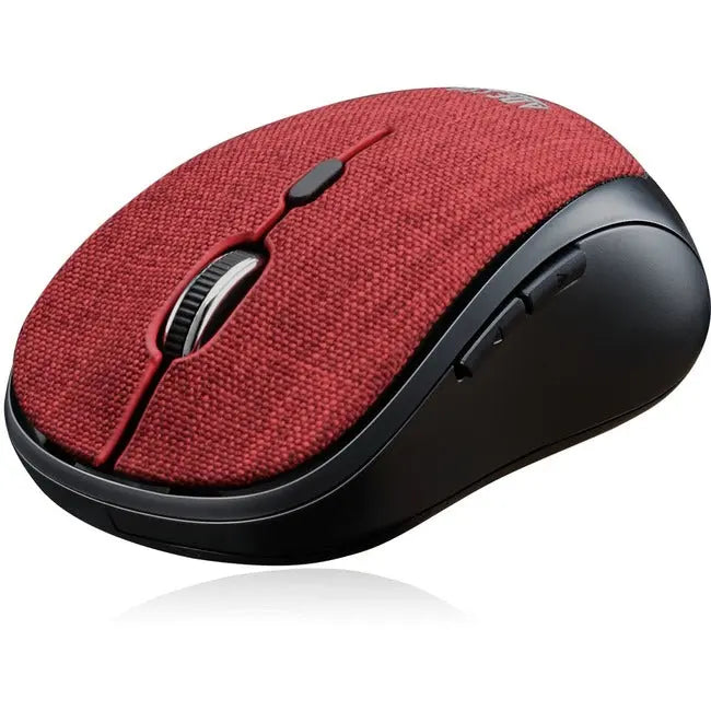 Adesso iMouse S80R - Wireless Fabric Optical Mini Mouse (Red) Adesso, Inc