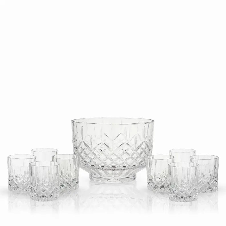 Admiral Punch Bowl with Tumblers by Viski True Brands