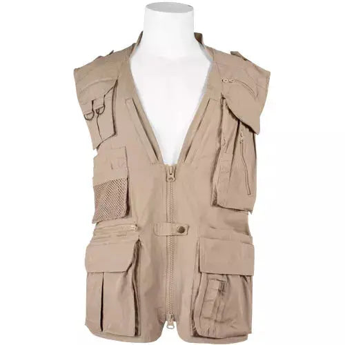 Advanced Concealed Carry Travel Vest Khaki - Xl Fox Outdoor