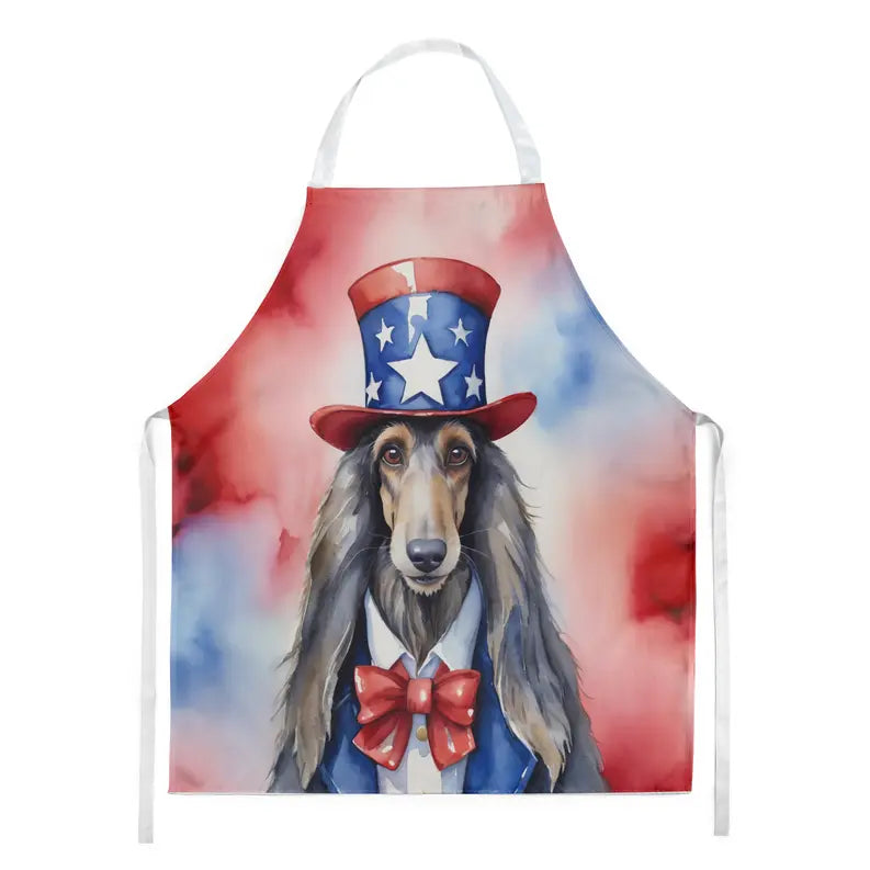 Afghan Hound Patriotic American Apron Caroline's Treasures