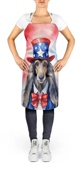 Afghan Hound Patriotic American Apron Caroline's Treasures