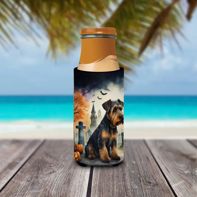 Afghan Hound Spooky Halloween Foam Coasters Caroline's Treasures