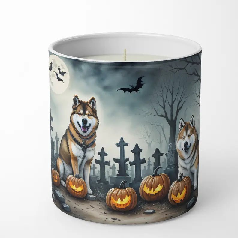 Afghan Hound Spooky Halloween Foam Coasters Caroline's Treasures