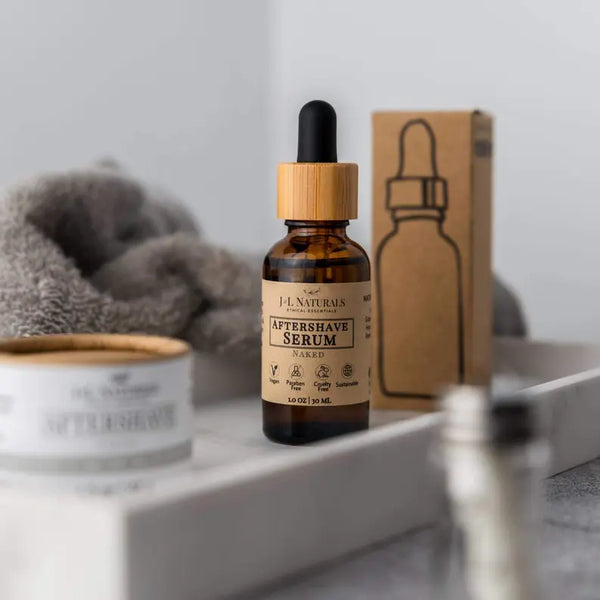 Aftershave Serum Bundle J&L Naturals