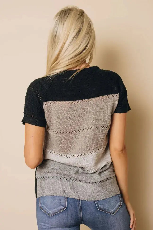 Aiden Multicolor Stripe Top Stay Warm in Style