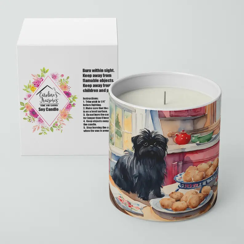 Airedale Terrier Christmas Cookies Decorative Soy Candle Caroline's Treasures
