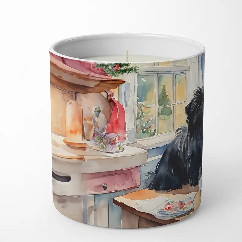 Airedale Terrier Christmas Cookies Decorative Soy Candle Caroline's Treasures