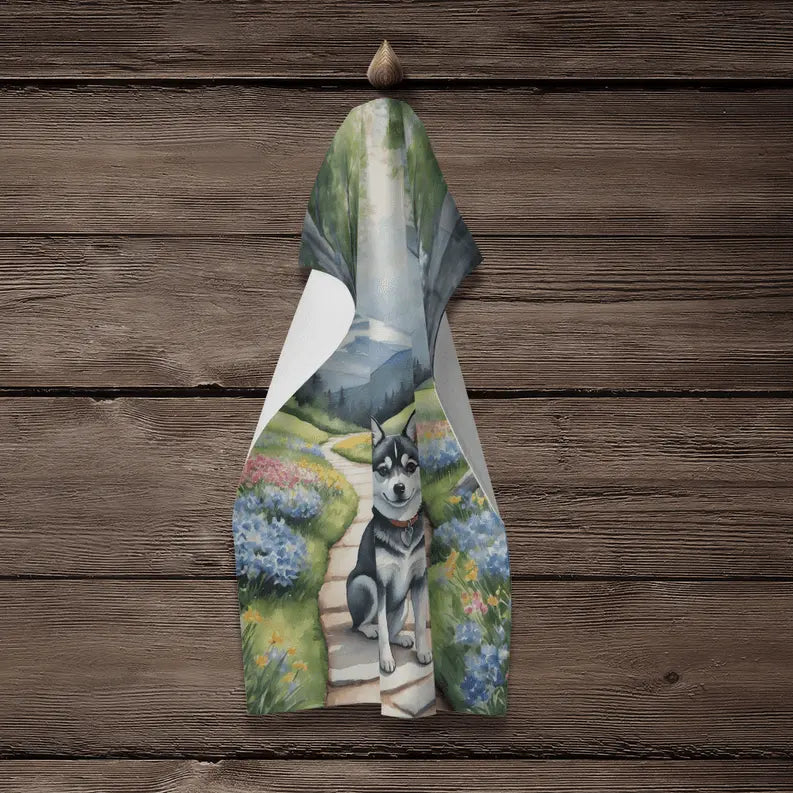 Airedale Terrier Spring Garden Pair of Pot Holders Caroline's Treasures
