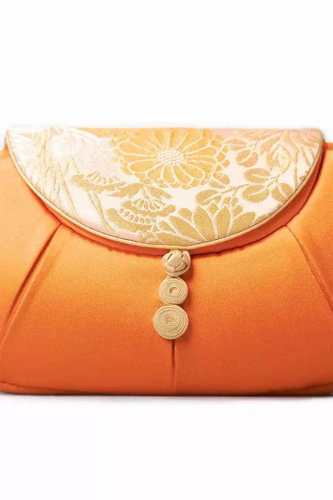 Aiviin | Vibrant Orange Dinner Bag Fangyan