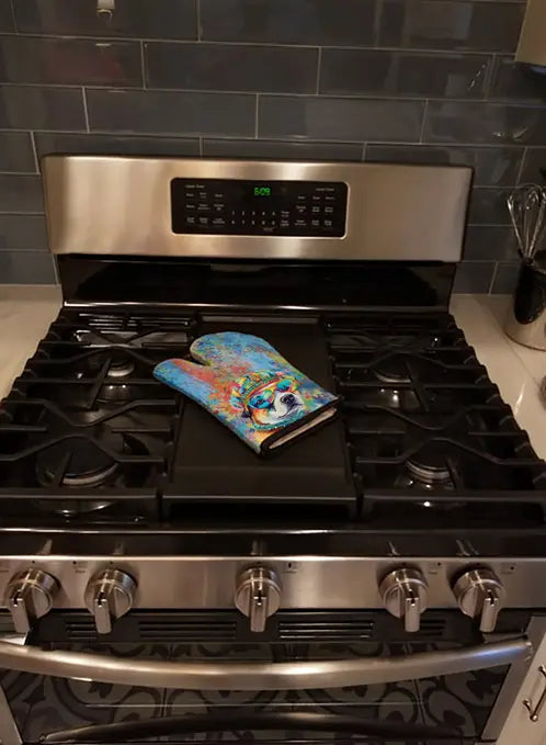 Akita Hippie Dawg Oven Mitt Caroline's Treasures