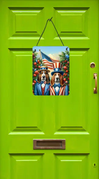 All American Bearded Collie Wall or Door Hanging Prints Caroline's Treasures