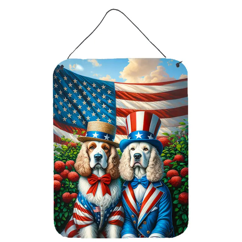 All American Chinese Crested Wall or Door Hanging Prints Caroline's Treasures