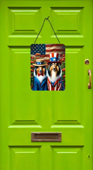 All American Chinese Crested Wall or Door Hanging Prints Caroline's Treasures