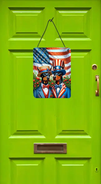 All American Dachshund Wall or Door Hanging Prints Caroline's Treasures