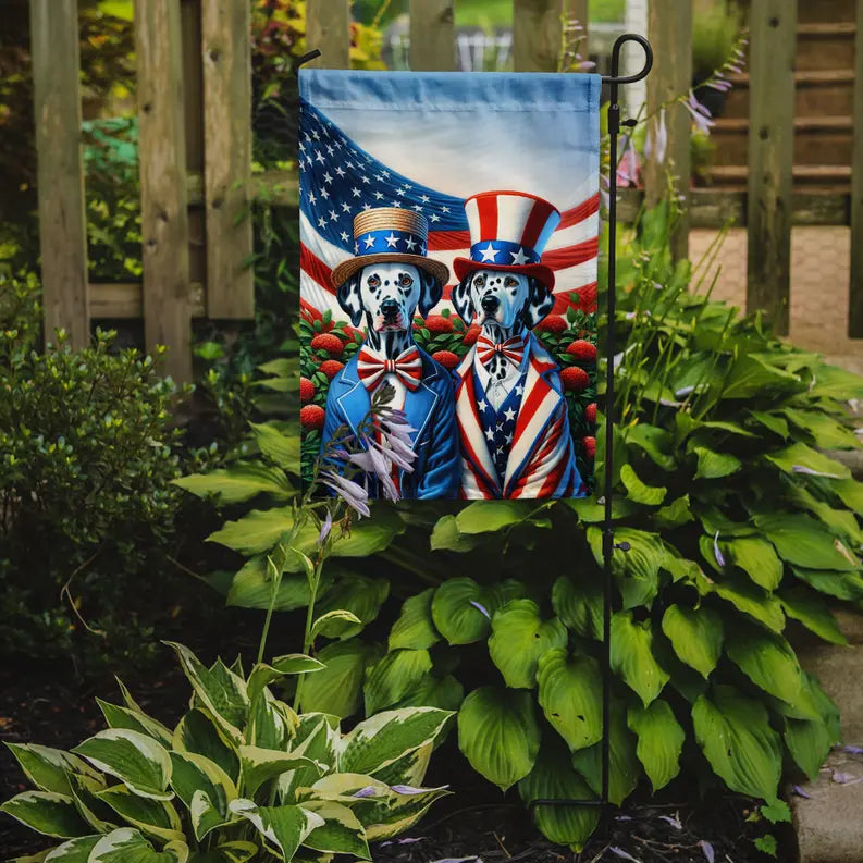 All American Dalmatian Garden Flag Caroline's Treasures