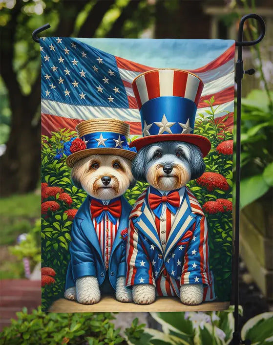 All American Dandie Dinmont Terrier Garden Flag Caroline's Treasures