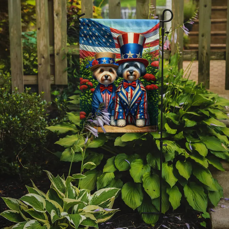 All American Dandie Dinmont Terrier Garden Flag Caroline's Treasures