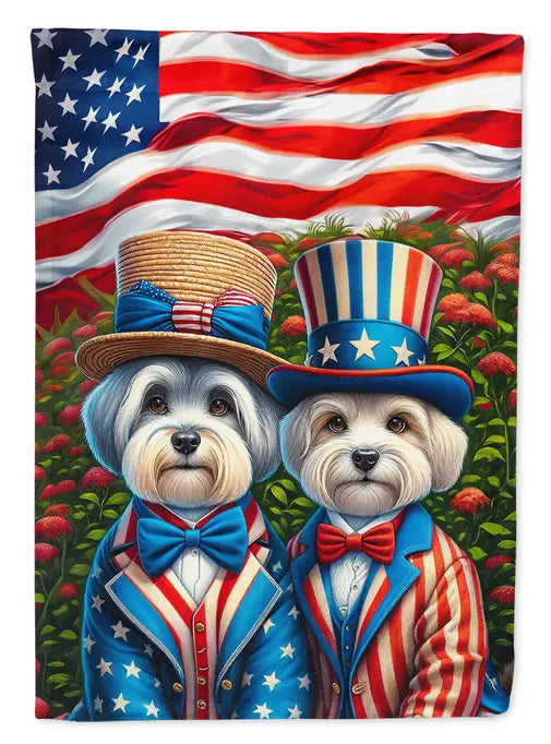 All American Dandie Dinmont Terrier Garden Flag Caroline's Treasures