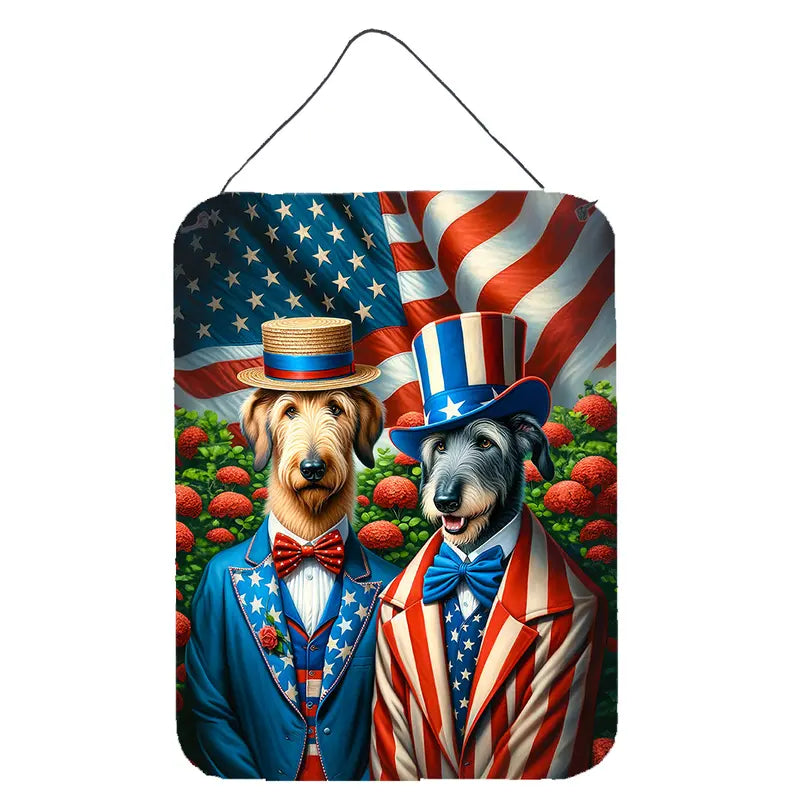 All American Greyhound Wall or Door Hanging Prints Caroline's Treasures