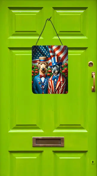 All American Greyhound Wall or Door Hanging Prints Caroline's Treasures