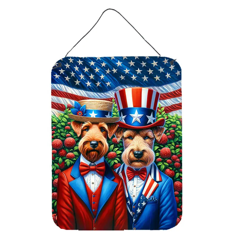 All American Greyhound Wall or Door Hanging Prints Caroline's Treasures