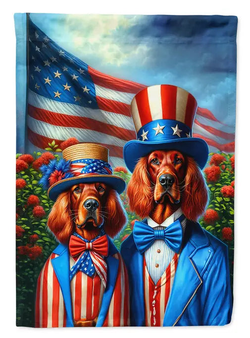 All American Irish Setter Garden Flag Caroline's Treasures