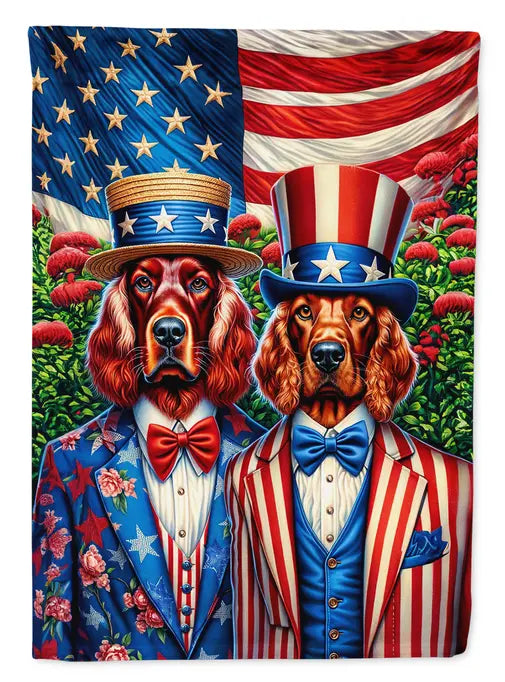 All American Irish Setter Garden Flag Caroline's Treasures