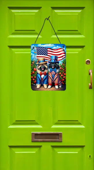 All American Lhasa Apso Wall or Door Hanging Prints Caroline's Treasures
