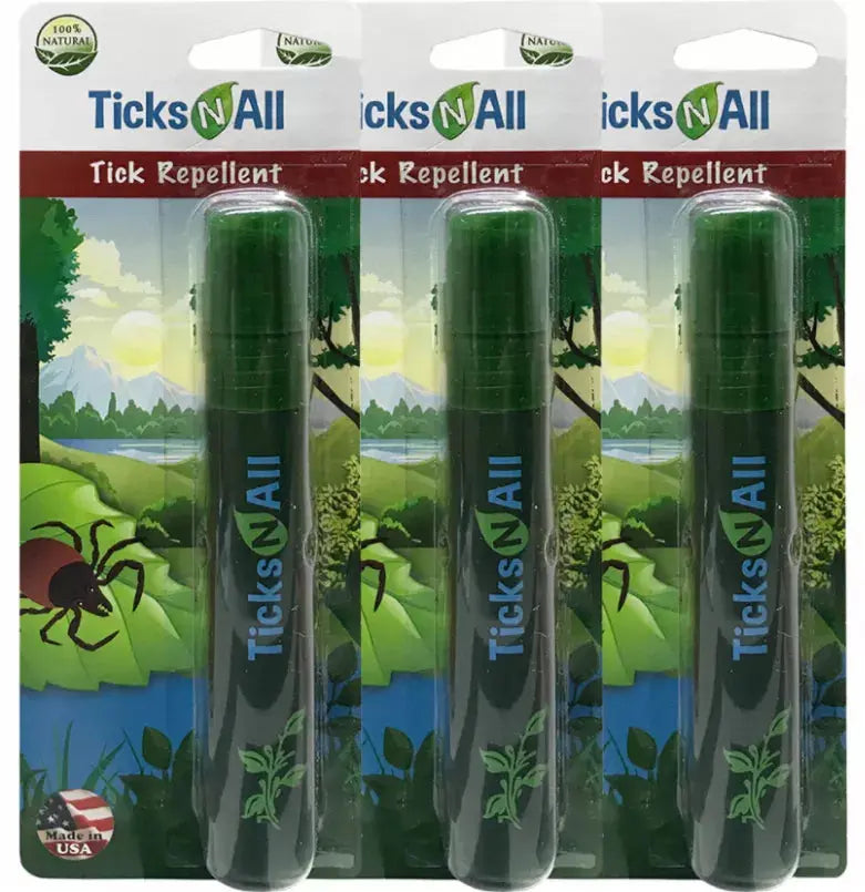 All Natural Tick Repellent Mini Spray (3 pack) Ticks-N-All