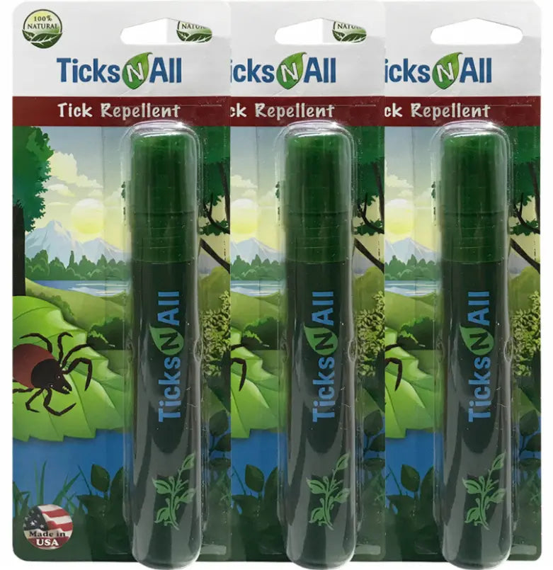 All Natural Tick Repellent Mini Spray (3 pack) Ticks-N-All