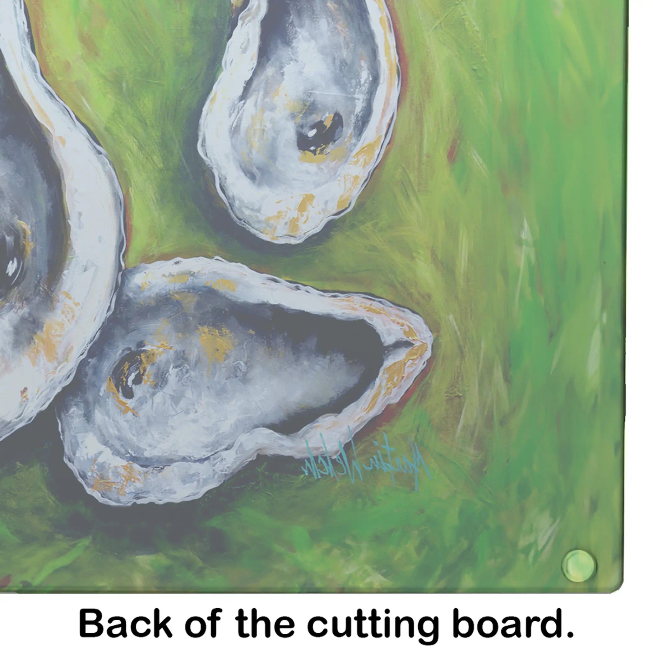 All Shucked Oysters Glass Cutting Board Caroline's Treasures
