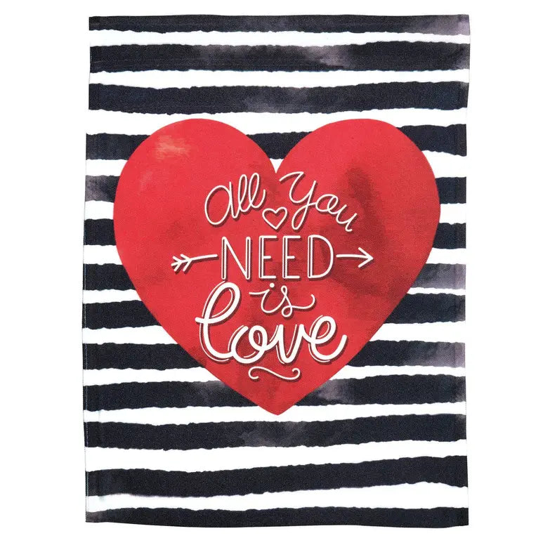 All You Need Is Love Print Garden Flag Dicksons Inc